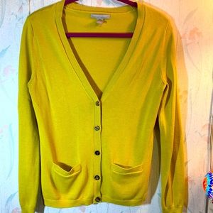 Soft chartreuse sweater.